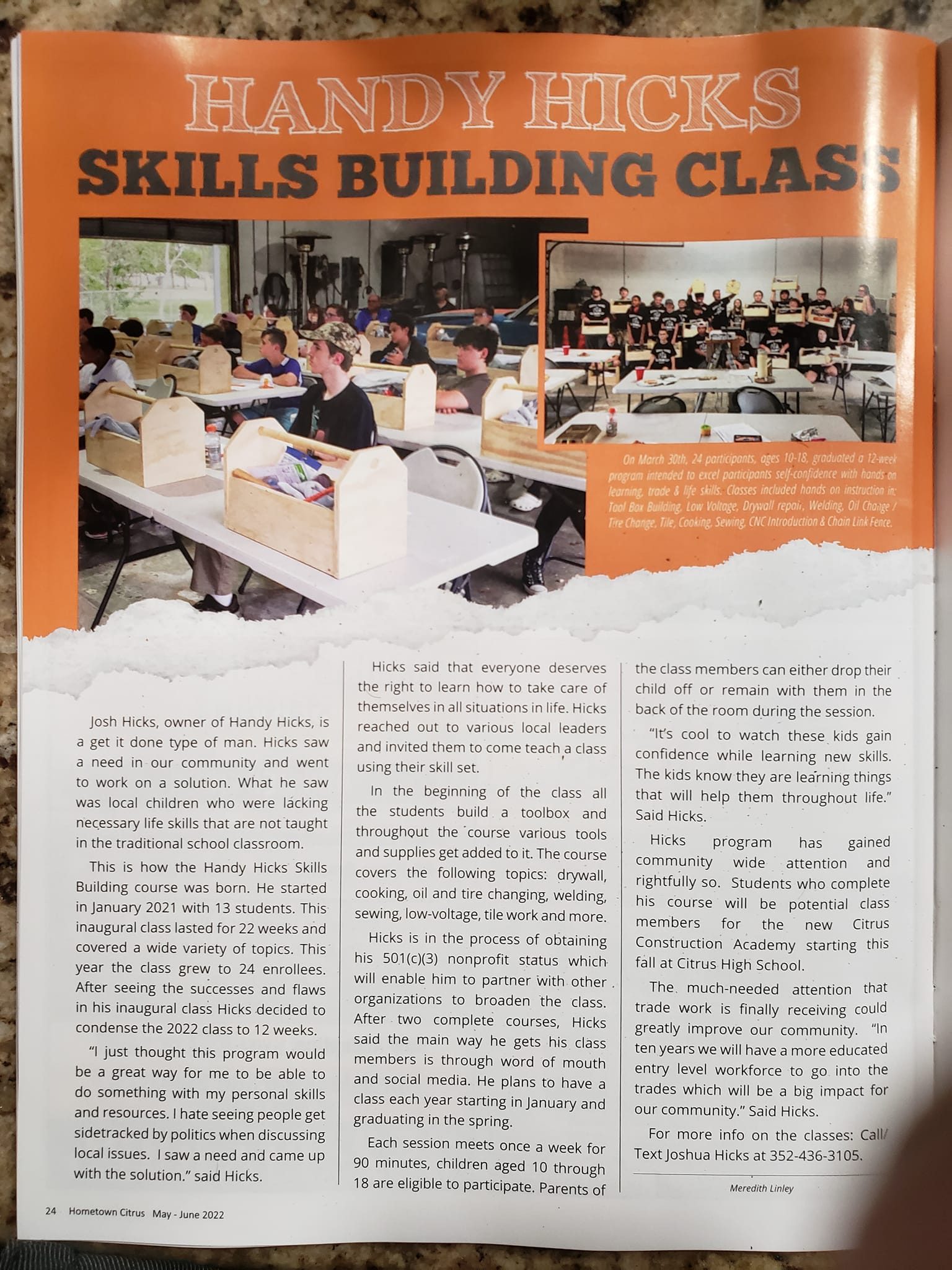 Skill Building Class photo